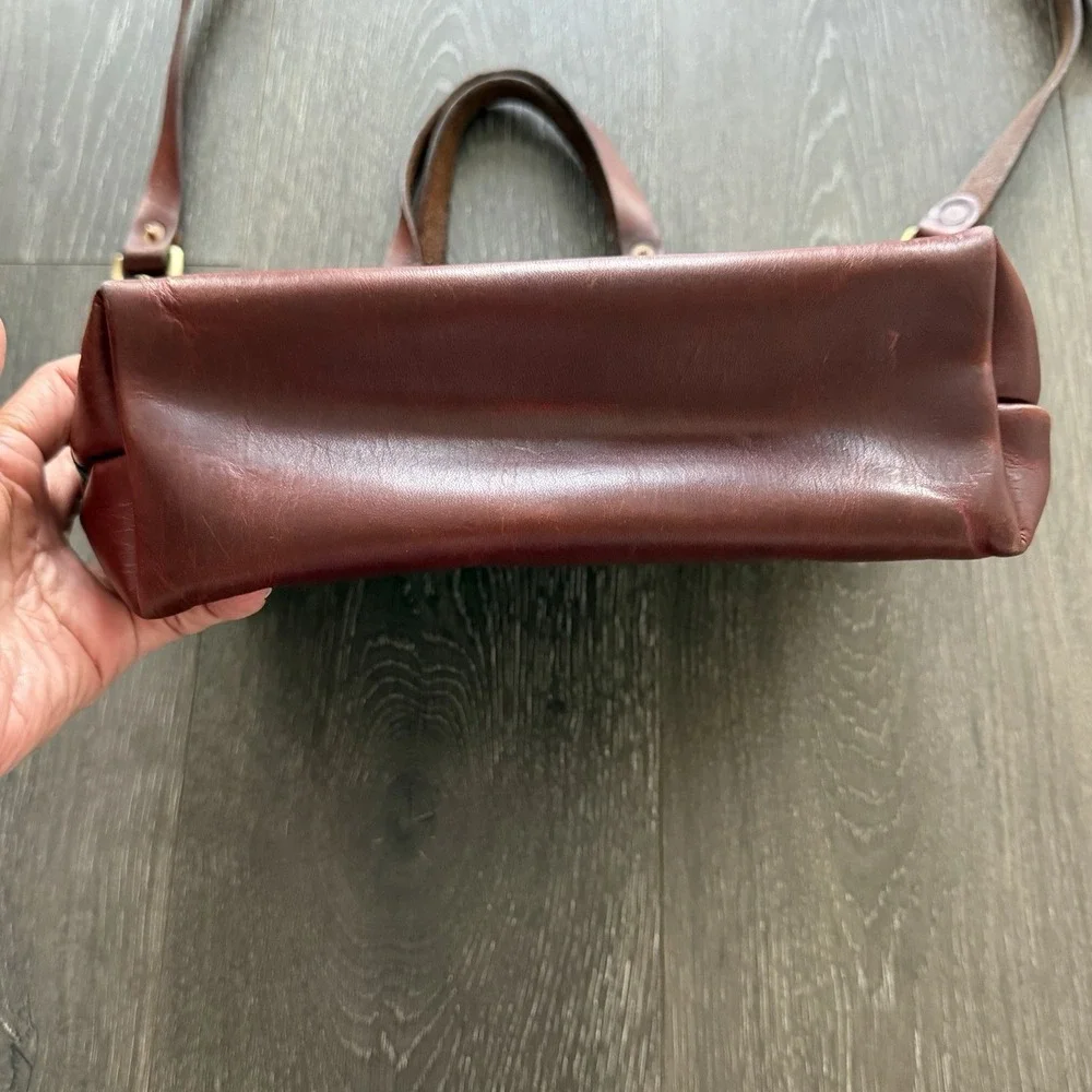 NORTH END Bag Co Teal Leona Canvas Brown Leather Large Crossbody Shoulder Boho